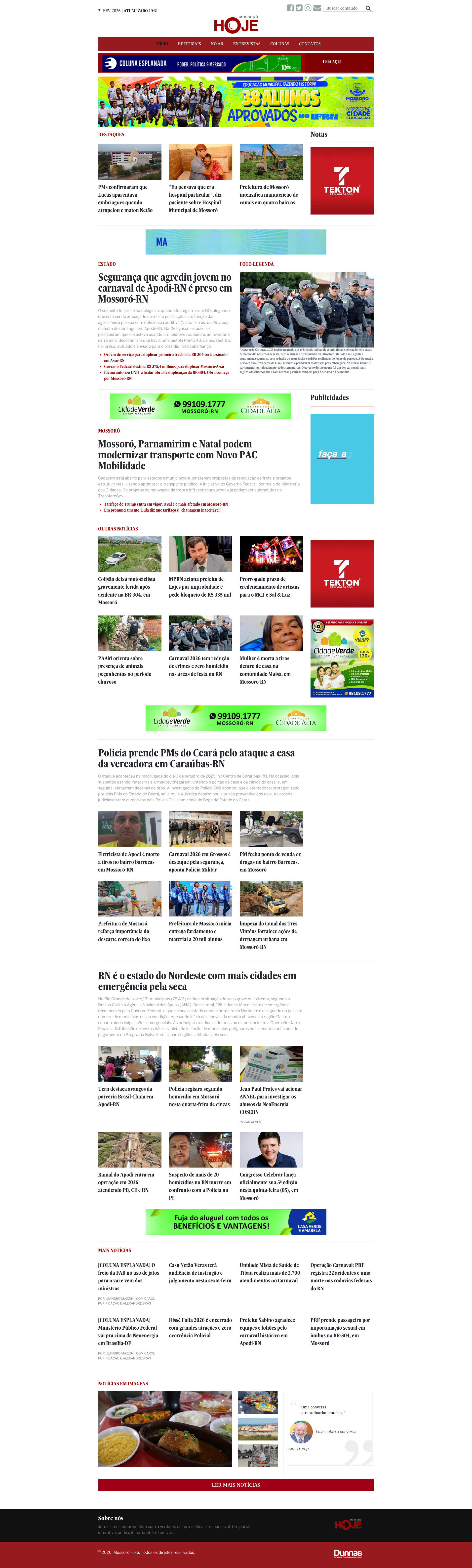 Portal de Notícias Mossoró Hoje